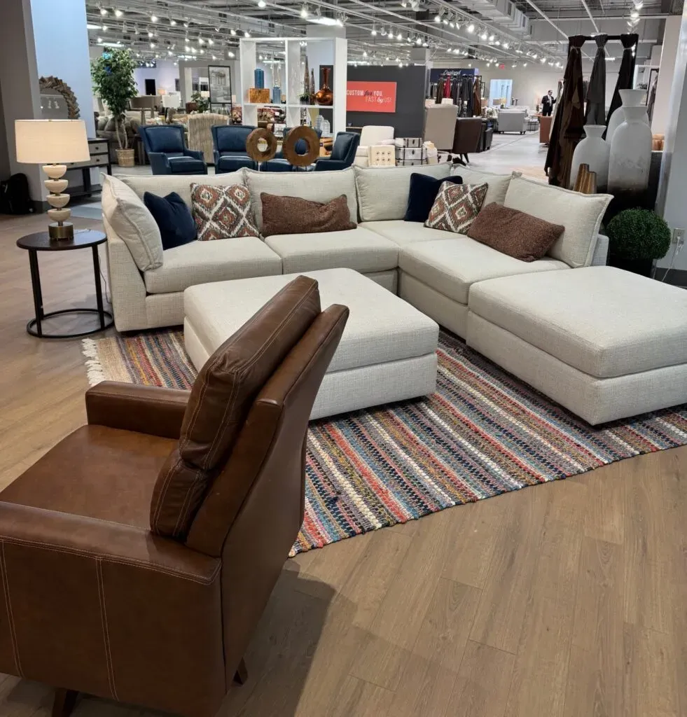 Furniture showroom at High Point in North Carolina